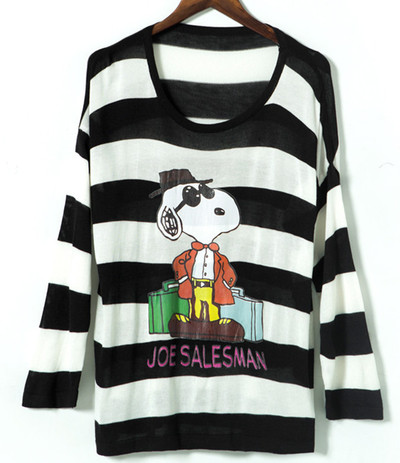 Γυναικεία μπλούζα με μακρύ μανίκι σε διάφορες εφαρμογές χρώματος