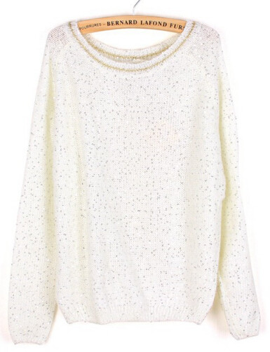 Υπέροχο γυανικείο πουλόβερ με πολύ ενδιαφέρουσα κορδέλα στο πίσω μέρος της πλάτης - 4 μοντέλα