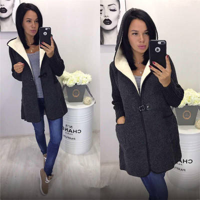 Γυναικείο καθημερινό μπουφάν με κουκούλα