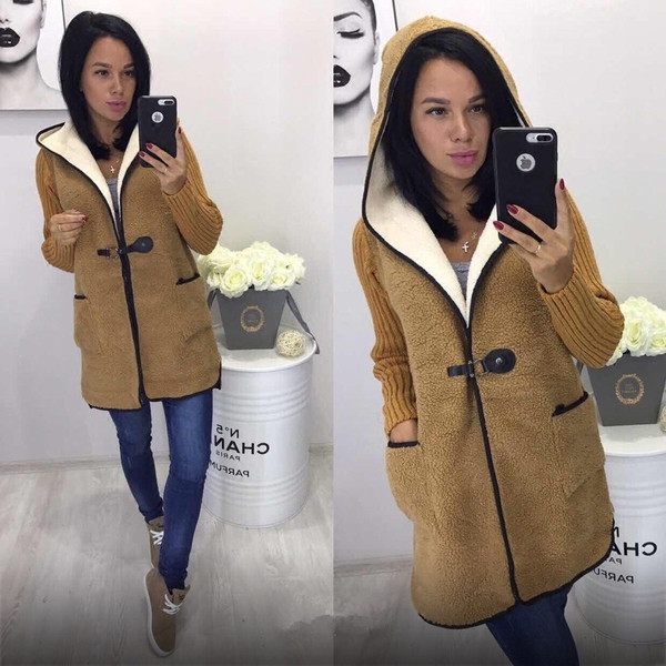 Γυναικείο καθημερινό μπουφάν με κουκούλα