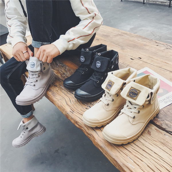 Κομψές ανδρικές μπότες με ανθεκτική σόλα  σε τρία χρώματα