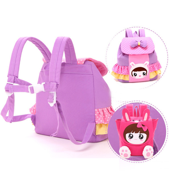 Γλυκό μικρό σακίδιο για κορίτσια εε τέσσερα χρώματα