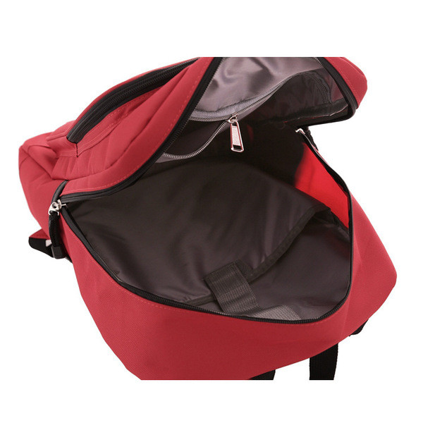 Παιδικό σχολικό σακίδιο για αγόρια σε ένα απλό σχέδιο με πολλά φερμουάρ