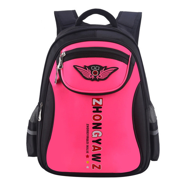 Σχολικό σακίδιο για αγόρια και κορίτσια με επιγραφές σε διάφορα χρώματα