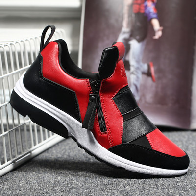 Κομψάαθλητικά ανδρικά παπούτσια με φερμουάρ σε τρία χρώματα