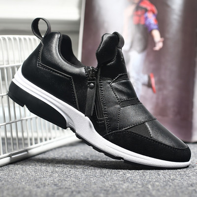 Κομψάαθλητικά ανδρικά παπούτσια με φερμουάρ σε τρία χρώματα