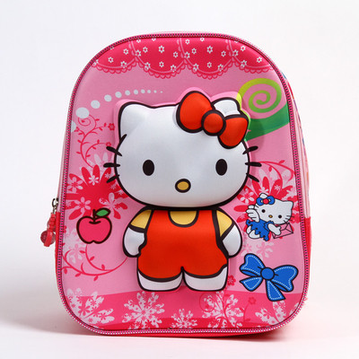 Ένα μικρό σακίδιο για αγόρια και κορίτσια με κινούμενες εικόνες σε διάφορα μοντέλα