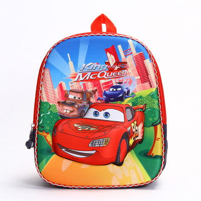 Ένα μικρό σακίδιο για αγόρια και κορίτσια με κινούμενες εικόνες σε διάφορα μοντέλα