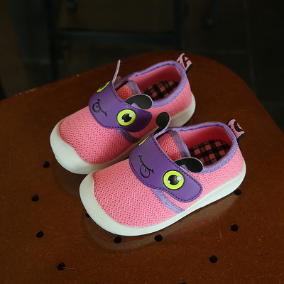 Αθλητικά παιδικά πάνινα παπούτσια για αγόρια και κορίτσια με ενδιαφέρον αυτοκόλλητα