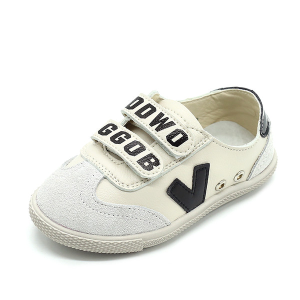 Ежедневни детски кецове - унисекс, с лепенки с надпис