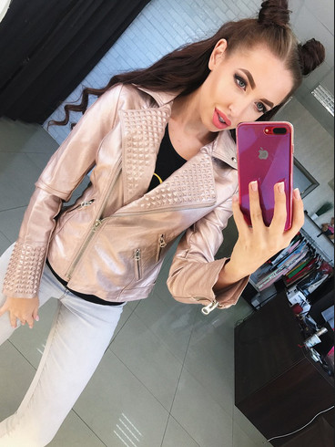 Γυναικείο μπουφάν με διακοσμητικά φερμουάρ - 4 χρώματα