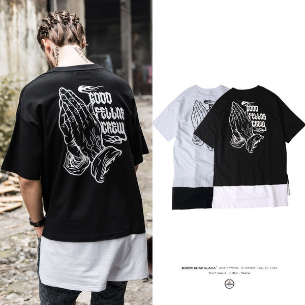 Ανδρικό μακρύ μπλουζάκι σε δυο χρώματα