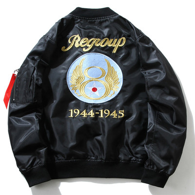 Φόρεμα βομβιστής φθινοπώρου για άνδρες με πλάτη και τρία χρώματα