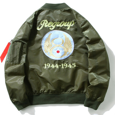 Φόρεμα βομβιστής φθινοπώρου για άνδρες με πλάτη και τρία χρώματα