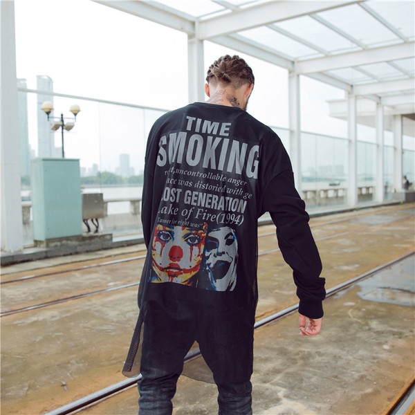 Интересен спортен суичър за мъже с изображения и мрежа в три разцветки