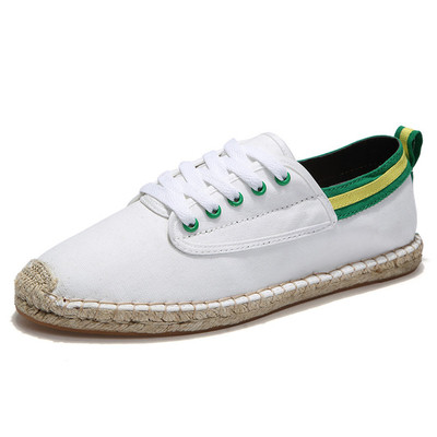 Καθημερινά μοκασίνια ανδρικά και γυναικεία με δεσμούς σε τρία χρώματα