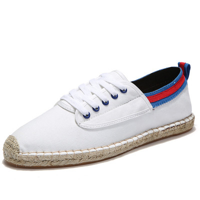 Καθημερινά μοκασίνια ανδρικά και γυναικεία με δεσμούς σε τρία χρώματα