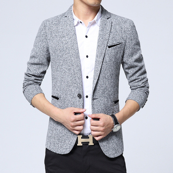 Елегантно мъжко сако в три цвята, подходящо за официален повод