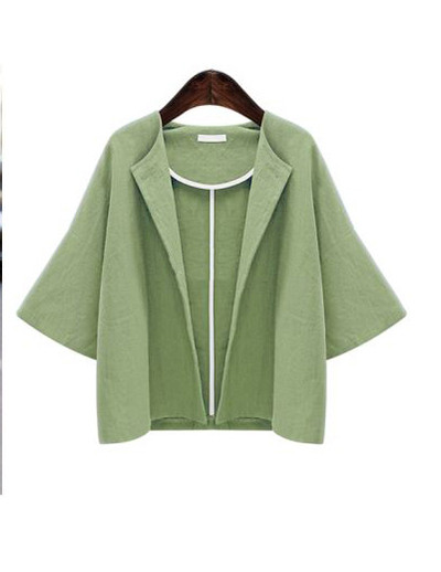 Αθλητικό κομψό γυναικείο σακάκι σε δύο χρώματα και σε ελεύθερο μοτίβο 3/4 μανίκι