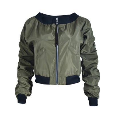 Κομψό γυναικείο φθινοπωρινό μπούφαν σε δύο χρώματα, κατάλληλο για τη καθημερινή ζωή