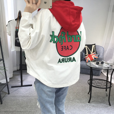 Красиво есенно яке за дамите в четири цвята с качулка и в широк модел