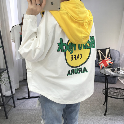 Красиво есенно яке за дамите в четири цвята с качулка и в широк модел