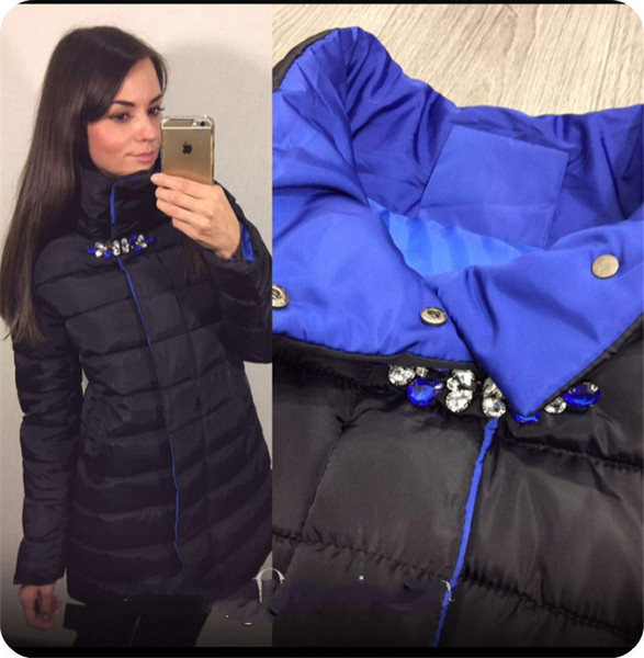 Ежедневно и много удобно дамско якенце с интересни лъскави камъчета - 5 цвята