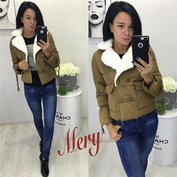 Късичко дамско яке с много интересна мека вълна по ревера - 5 цвята