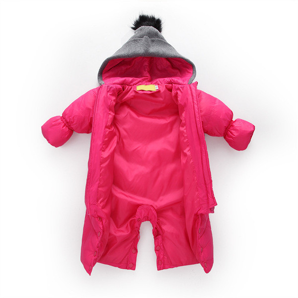 Παιδικό σετ για το χειμώνα με κουκούλα σε δύο χρώματα