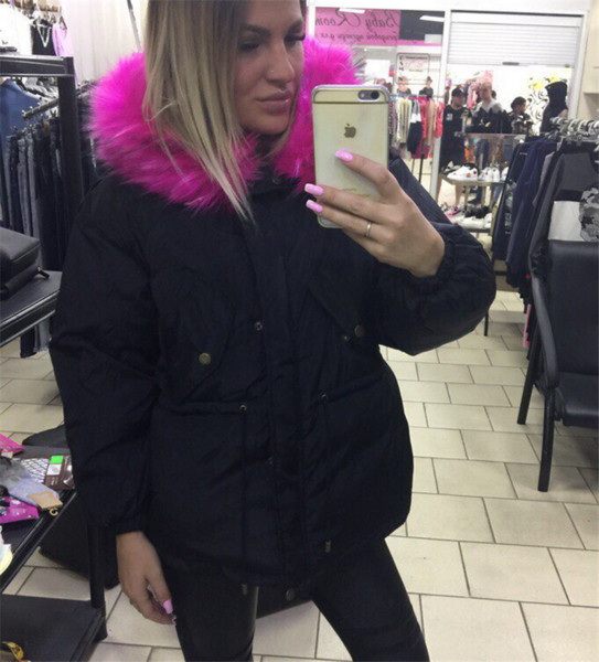 Χειμερινό γυναικείο μποφάν με χνούδι στο κολάρο - 4 μοντέλα