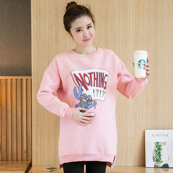 Ροζ πουλόβερ καθημερινά με μια εικόνα