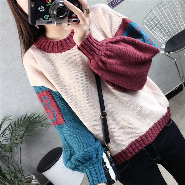 Όμορφο πλεκτό  γυναικείο πουλόβερ  freestyle, κατάλληλο για της  κρύες μέρες