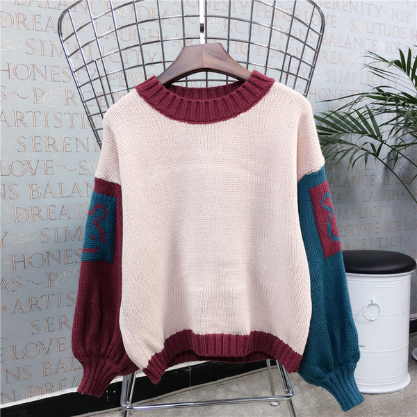 Όμορφο πλεκτό  γυναικείο πουλόβερ  freestyle, κατάλληλο για της  κρύες μέρες