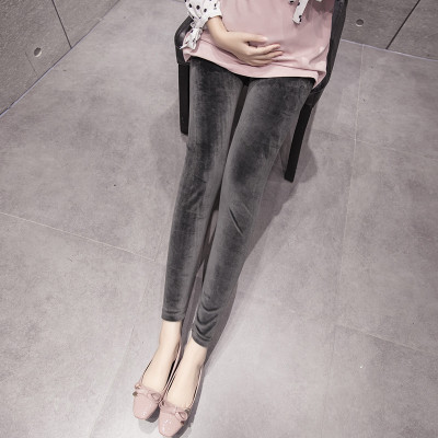 Κομψό κολάν για έγκυες γυναίκες σε μαύρο και σκούρο γκρι χρώμα