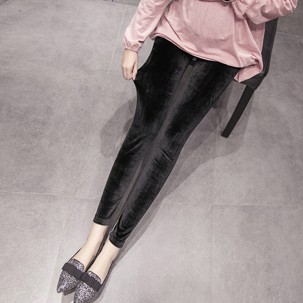 Κομψό κολάν για έγκυες γυναίκες σε μαύρο και σκούρο γκρι χρώμα