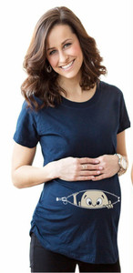 Γυναικεία καθημερινή  μπλούζα για έγκυους με μια εικόνα σε διάφορα χρώματα