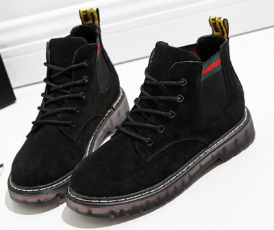 Ежедневни дамски боти с груба неплъзгаща се подметка в ретро стил