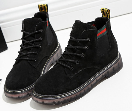 Ежедневни дамски боти с груба неплъзгаща се подметка в ретро стил