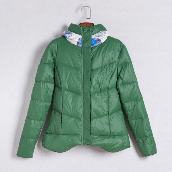 Дамско зимно яке с удобна и топла качулка в четири цвята