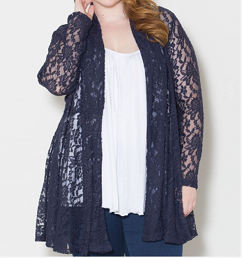 Όμορφη γυναικεία ζακέτα σε τρία χρώματα - διαφανή