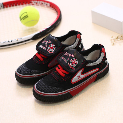 καθημερινά πάνινα παπούτσια για αγόρια με λουράκια βελκρό σε τριά χρώματα