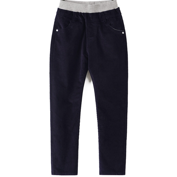 Κομψό παιδικό παντελόνι για  αγόρια σε καφέ και μαύρο χρώμα, κατάλληλο για κάθε μέρα