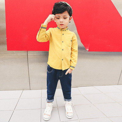 Κομψό παιδικό πουκάμισο για αγόρια σε τρία χρώματα