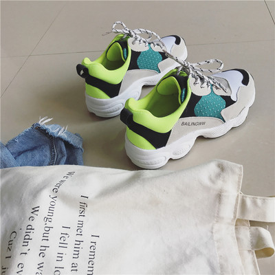 Καθημερινά αθλητικά γυναικεία παπούτσια με ανθεκτική σόλα σε τρία χρώματα