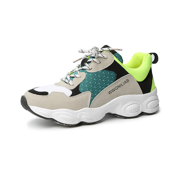 Καθημερινά αθλητικά γυναικεία παπούτσια με ανθεκτική σόλα σε τρία χρώματα