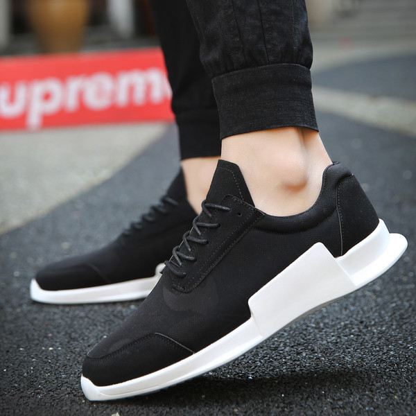 Спортно-елегантни мъжки маратонки в три разцветки,дишащи