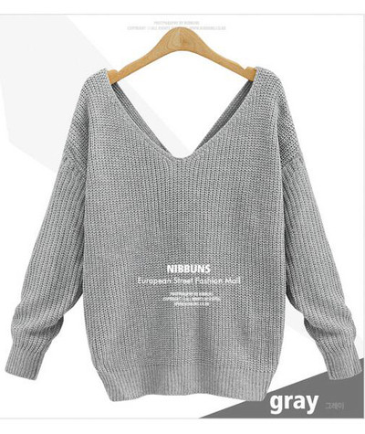 Много интересен дамски пуловер с V-образно деколте,няколко модела