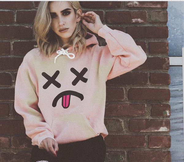 Γυναικείο φούτερ με κουκούλα και πολύ φρέσκο εφαρμογή 