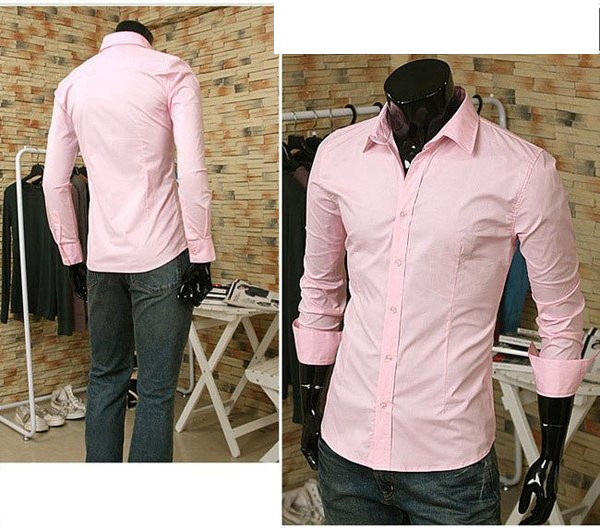 Κομψό ανδρικό πουκάμισο σε πολλά χρώματα με απλό σχεδιασμό