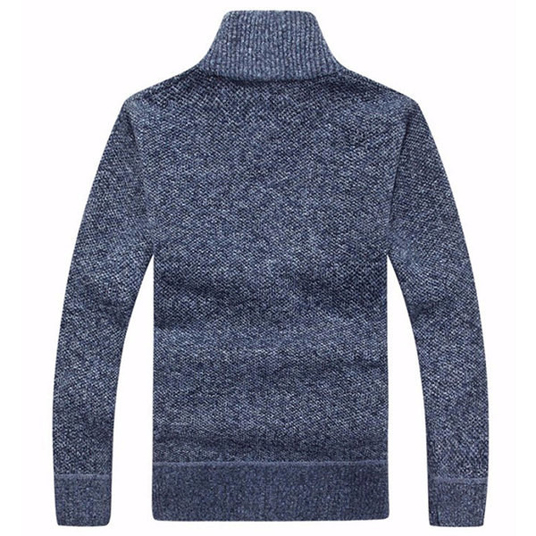 Стилна мъжка жилетка с висока яка в четири цвята, подходяща за ежедневие